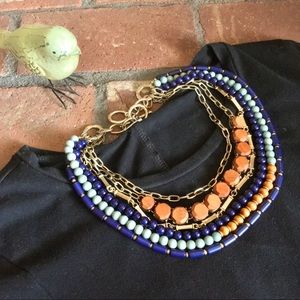 ModCloth Yes You Glam statement necklace in Lake